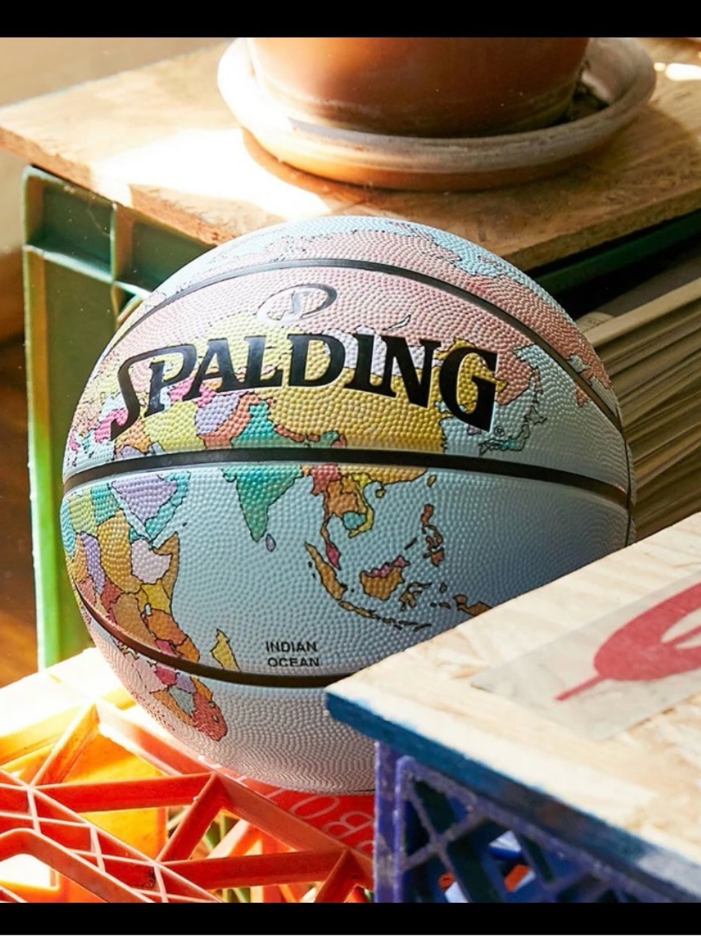 SPALDING x URBAN OUTFITTER BASKETBALL NEW W/BOX LIMITED EDITION - BACK 2 SKOOL